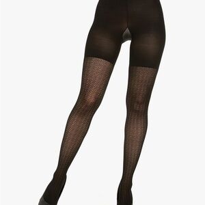 ASSETS by Sara Blakely Black Textured Tights